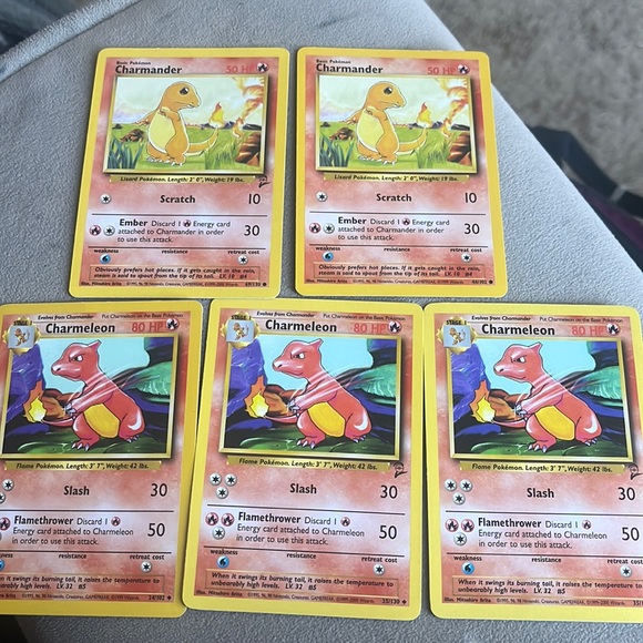 Charmander/charmelon bundle (5 cards)
